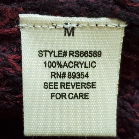 Ultra Flirt Varsity Collegiate Dark Academia Preppy Knit Sweater, NWT, Size M - Picture 9 of 12